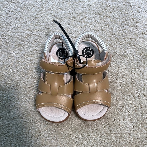 Livie and Luca tan Sailor sandals unisex little kid 12 new never worn - Picture 3 of 8